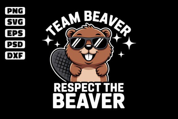 Download Team Beaver Funny Cartoon Animal SVG - Cartoon animal svg Collection
