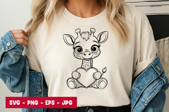 Download Cute Baby Giraffe Cartoon Animal SVG PNG - Cartoon animal svg Collection