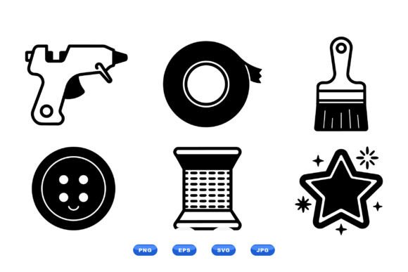 Download Craft Supply Icons Clipart - Craft supply Collection