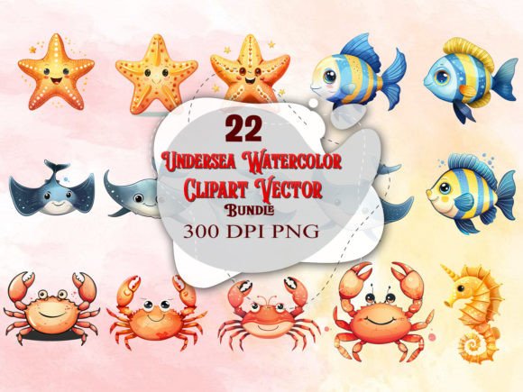 Download Undersea Watercolor Clipart - Undersea watercolor Collection