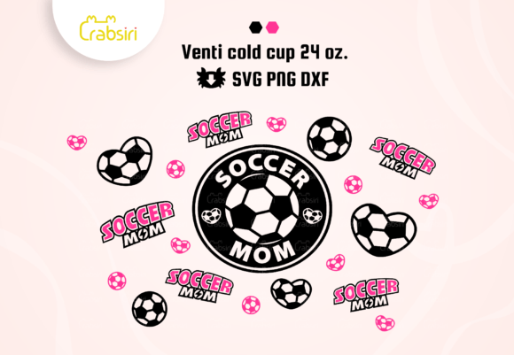 Download Soccer Mom Cold Cup NO HOLE 24oz SVG - Cold Collection
